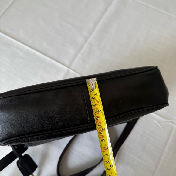 FOSSIL Vintage Memoir Novella Black Small Flap Leather Crossbody Bag Purse - Picture 14 of 16